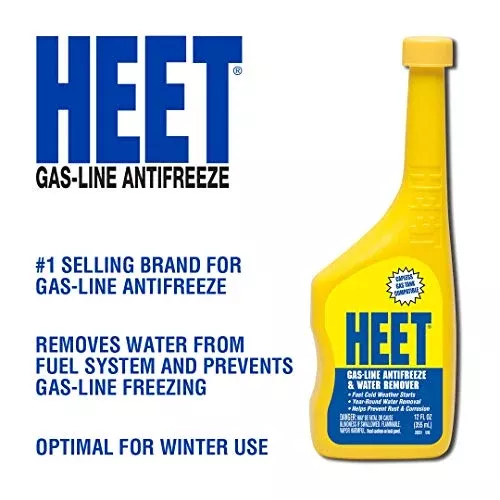 Heet Gas Line Antifreeze 12 oz 1 Per Bottle