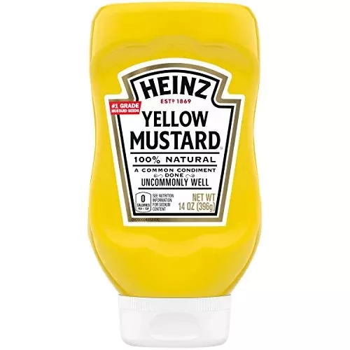 Heinz Yellow Sqz 14 oz 1 Per Bottle