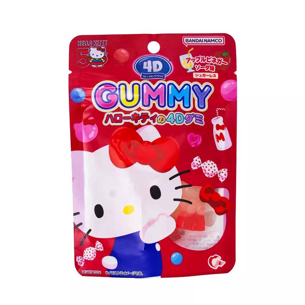Hello Kitty 4D Gummy Apple Cider FlavourCandy (Japan) - 55g