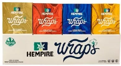 Hempire Hemp Rolling Papers 4-Wide Combo 60ct