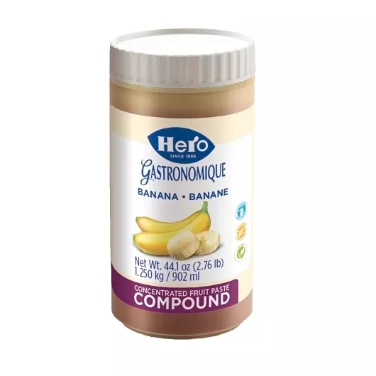 Hero- Jams Preserves & Nectars Hero Compound Banana, 2.75 Kilogram, 3 Per Case