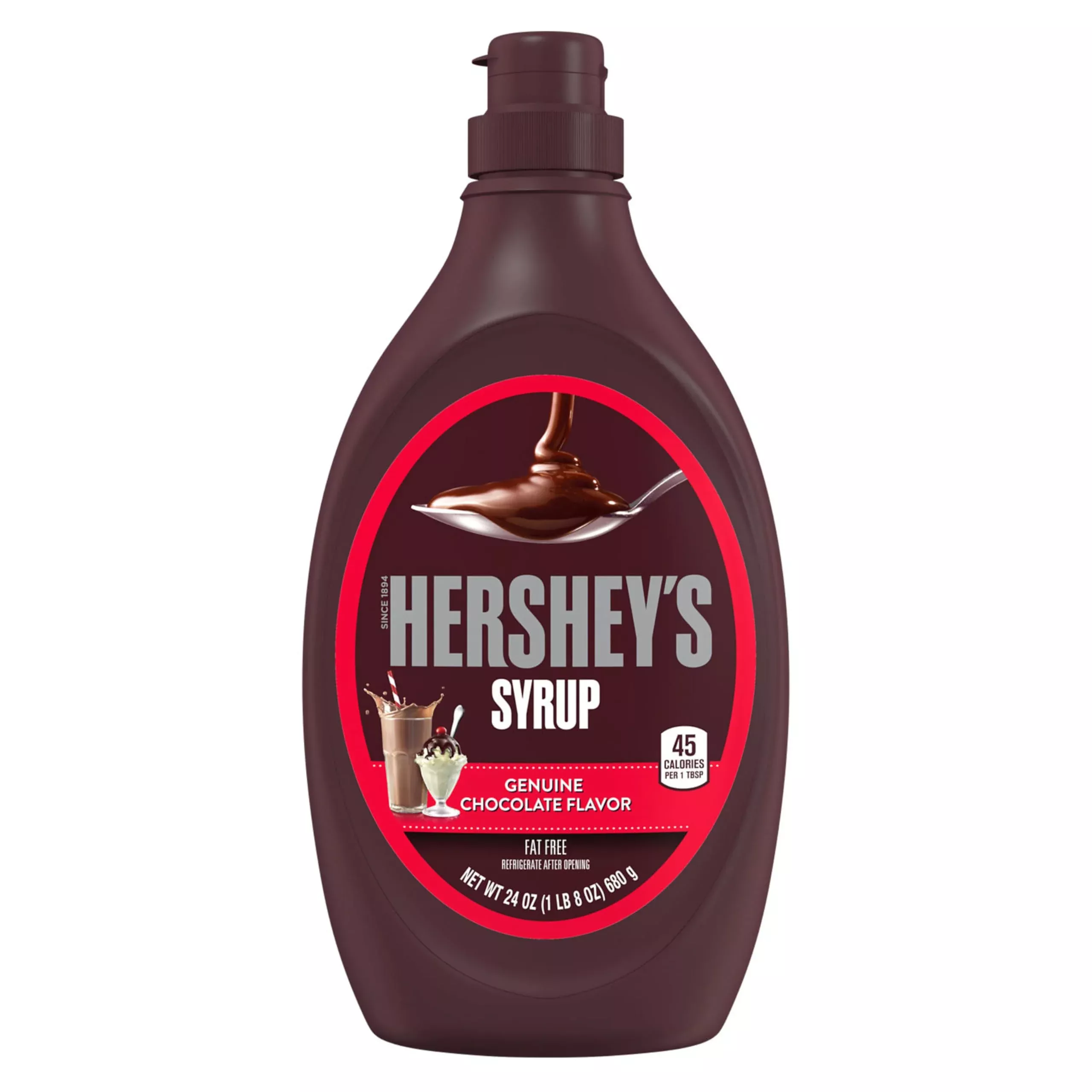 Hershey'S Chocolate Syrup Bottle, 24 Oz