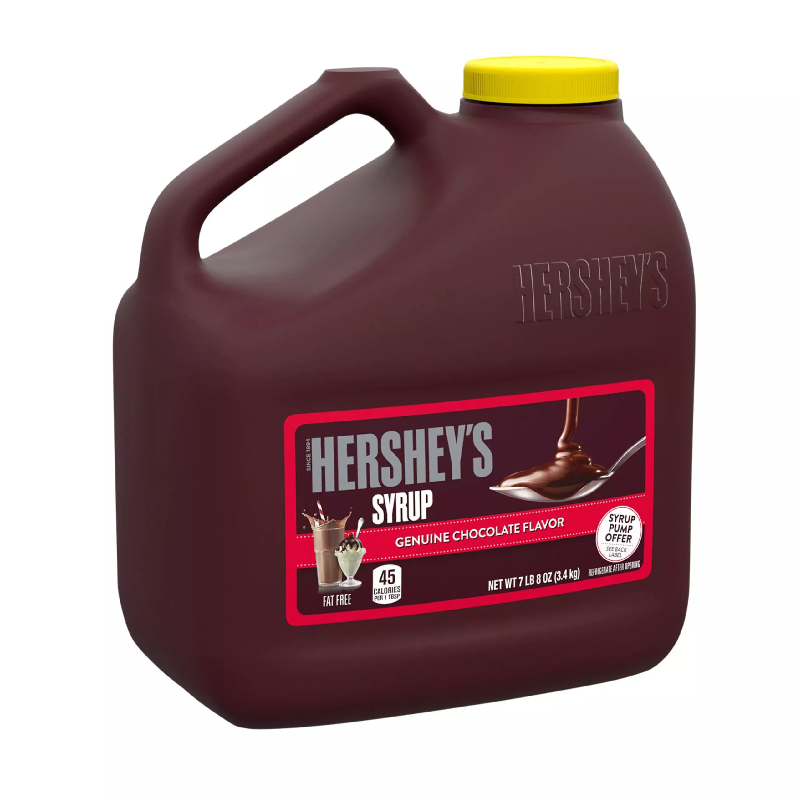 Hershey'S Chocolate Syrup Bulk Jug, 7 Lb 8 Oz