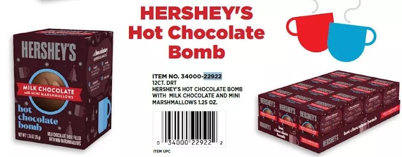 Hershey's Cocoa Bombs Hot Chocolate - 1.25 oz 12ct