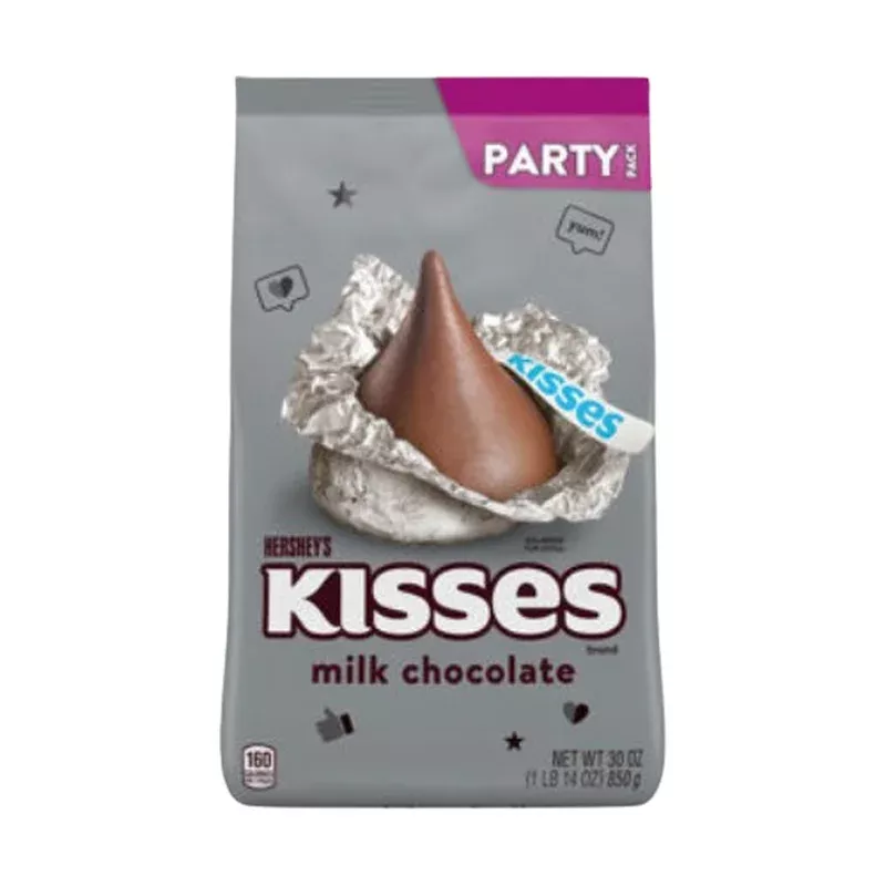 Hershey's Kisses Milk Chocolate 30 oz. Party Pack