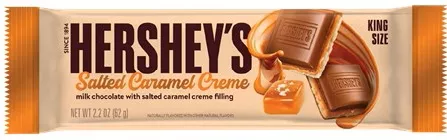 Hershey's Salted Caramel Creme King Size Bar - 2.2 oz 18ct