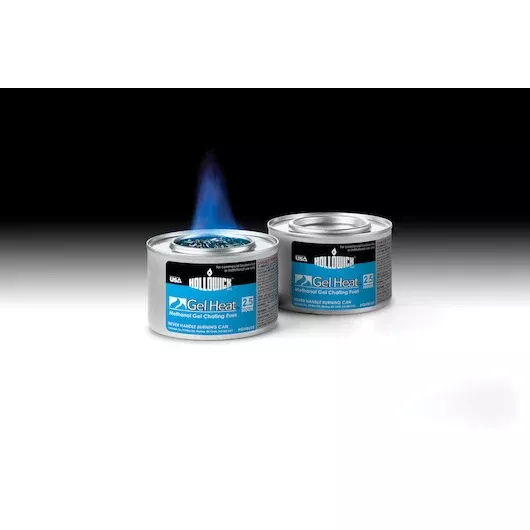 Hollowick Inc. Blue Gel Heat 2 Hour Methanol 1 - 72 Each - 1 Per Case