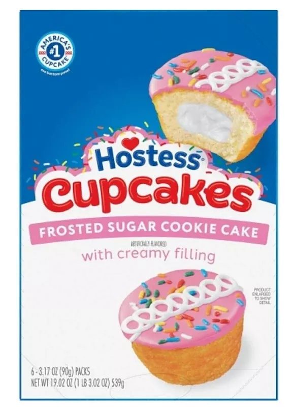 Hostess Cupcake Sugar Cookie - 2 Pk