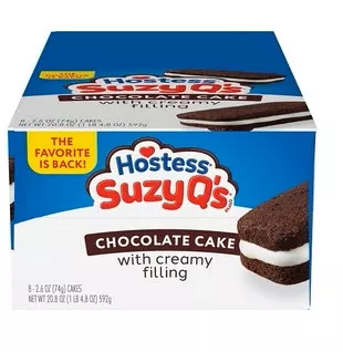 Hostess Suzy Q Chocolate Snack Cake - 2 Pk