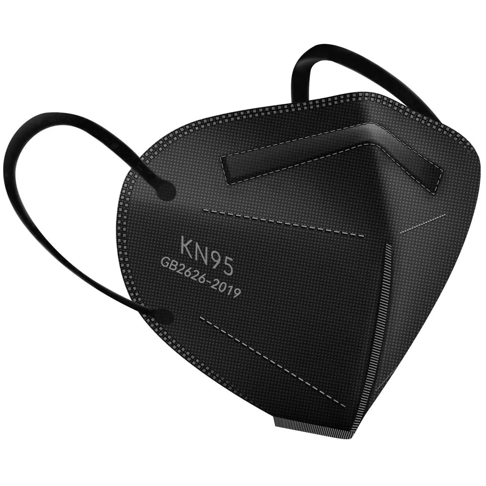 Huheta 50 Packs Kn95 Face Mask, 5-Layer Face Mask Filter Efficiency=95