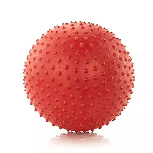 Inflatable Round Nodule Massage Ball In Red (6 In. Dia. - Red)