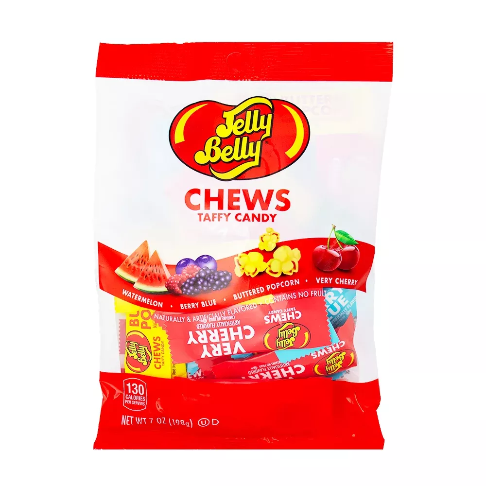 Jelly Belly Chews Taffy Candy - 7oz