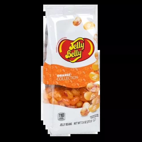 Jelly Belly Orange Collection Jelly Beans 7.5 oz. Gift Bag