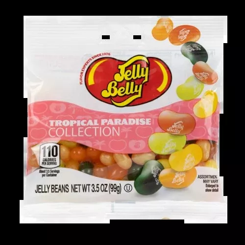 Jelly Belly Tropical Paradise Collection 3.5 oz. Bag
