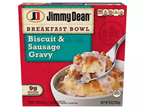 Jimmy Dean Bowl Biscuit & Sausage Gravy Single Box