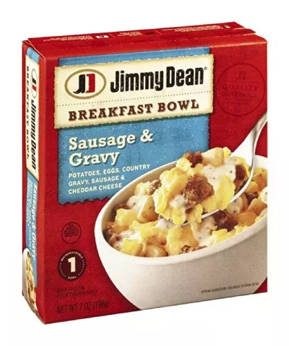 Jimmy Dean Bowl Sausage & Gravy Single Box