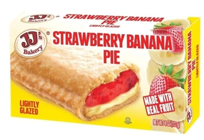 JJ's Strawberry Banana Pie - 12ct