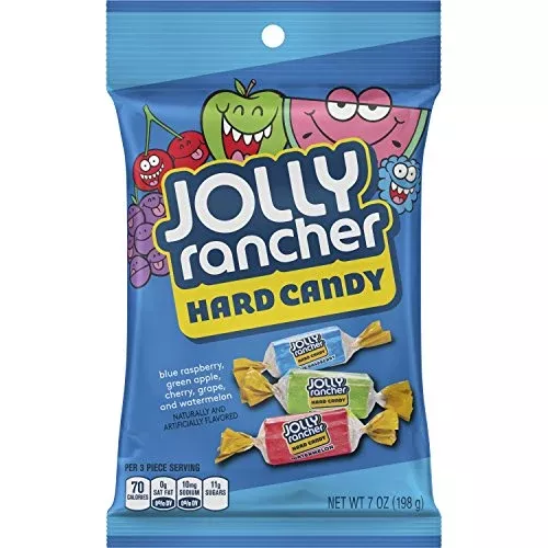 Jolly Ranch Asst Peg Bag 7 oz Single Bag