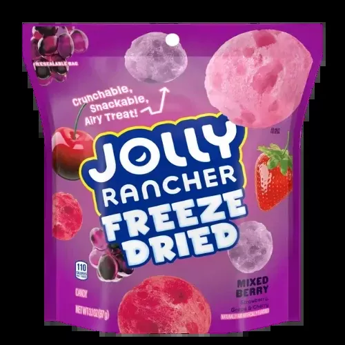 Jolly Rancher Freeze Dried Mixed Berry Flavors 3.1 oz. Bag