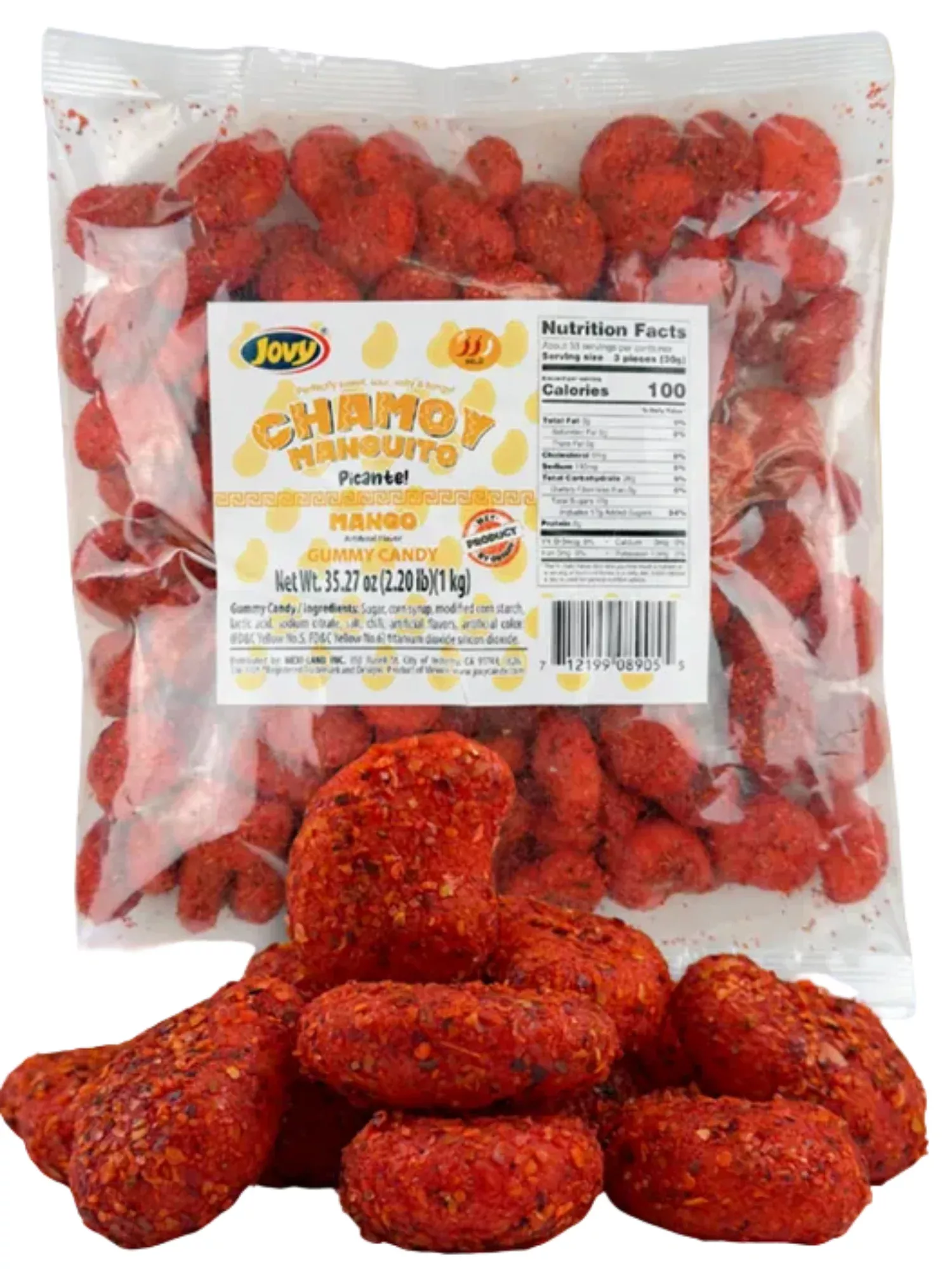 Jovy Chamoy Manguitos 2.2Lbs