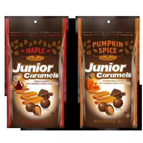 Junior Caramels Harvest Flavored 4.5 oz. Bag