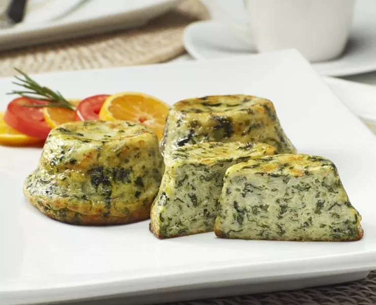 Kabobs Oak Stove Kitchens Crustless Quiche : Sauteed Spinach & Cheese Per Case 50 Count Packs