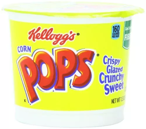 Kellogg's Pops Cup Cereal 1.5 oz 6 Per Cup