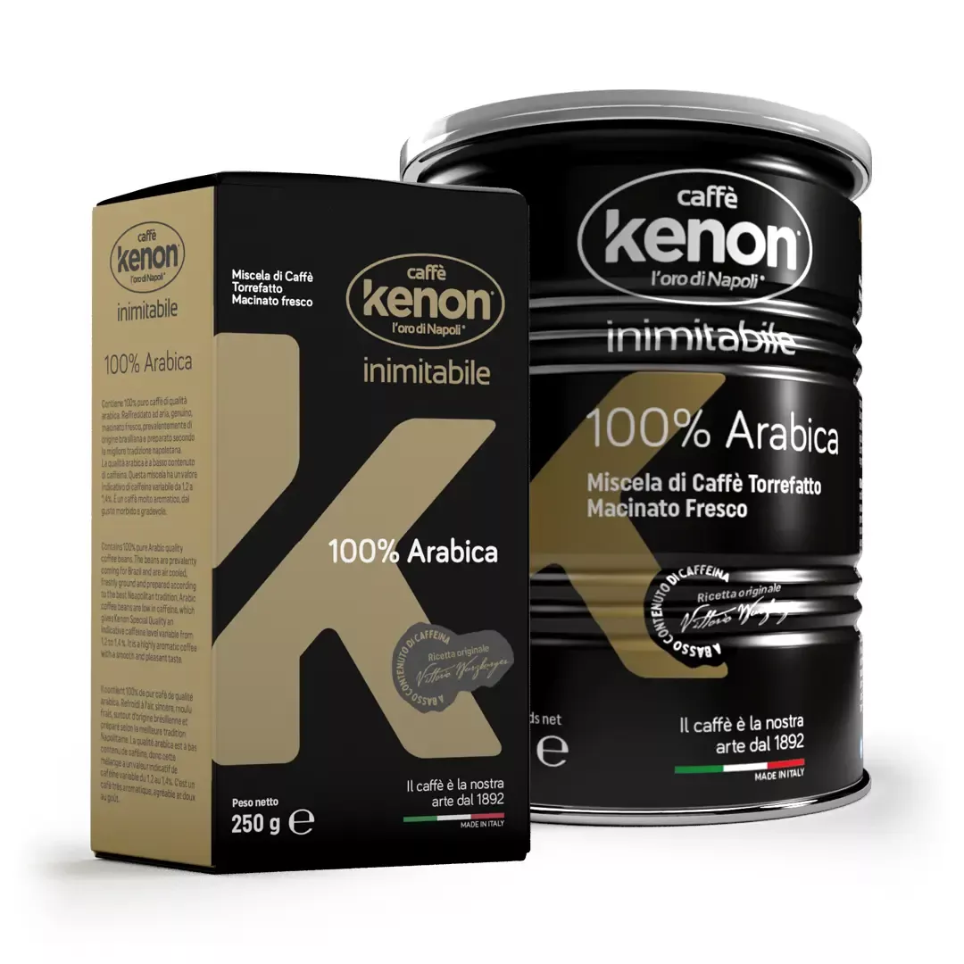 Kenon Espresso 100% Arabica, Ground Coffee, 8.8 oz