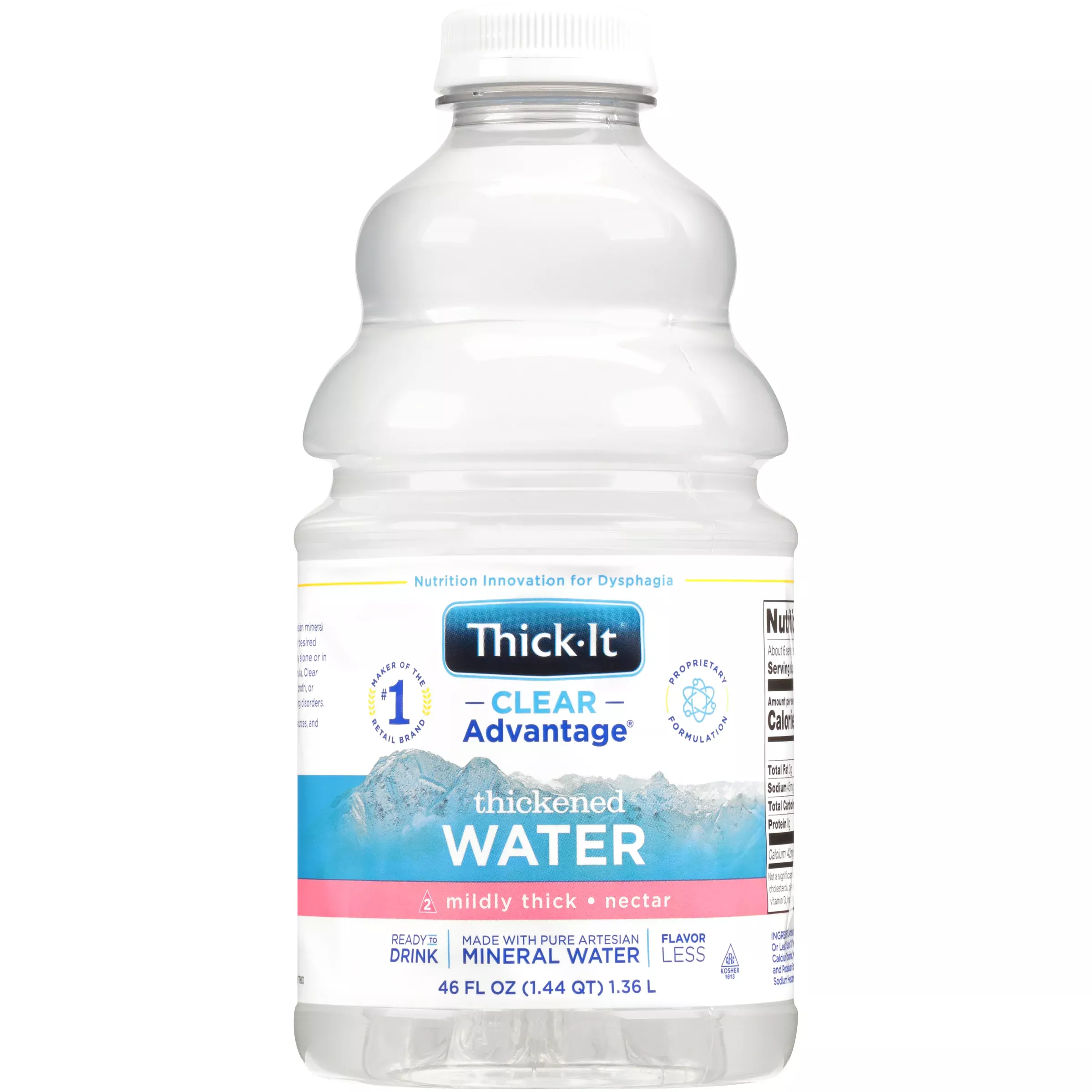 Kent Precision Food Group Thick It Clear Advantage Thickened Water Mildly Thick Nectar Fl 64 Fluid Ounce - 4 Per