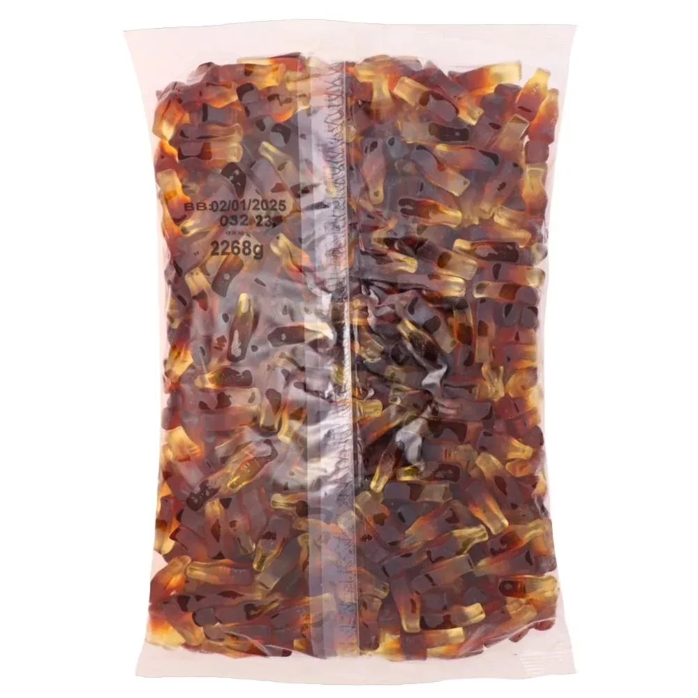 Kervan Cola Bottles Gummy Candy-5 lbs