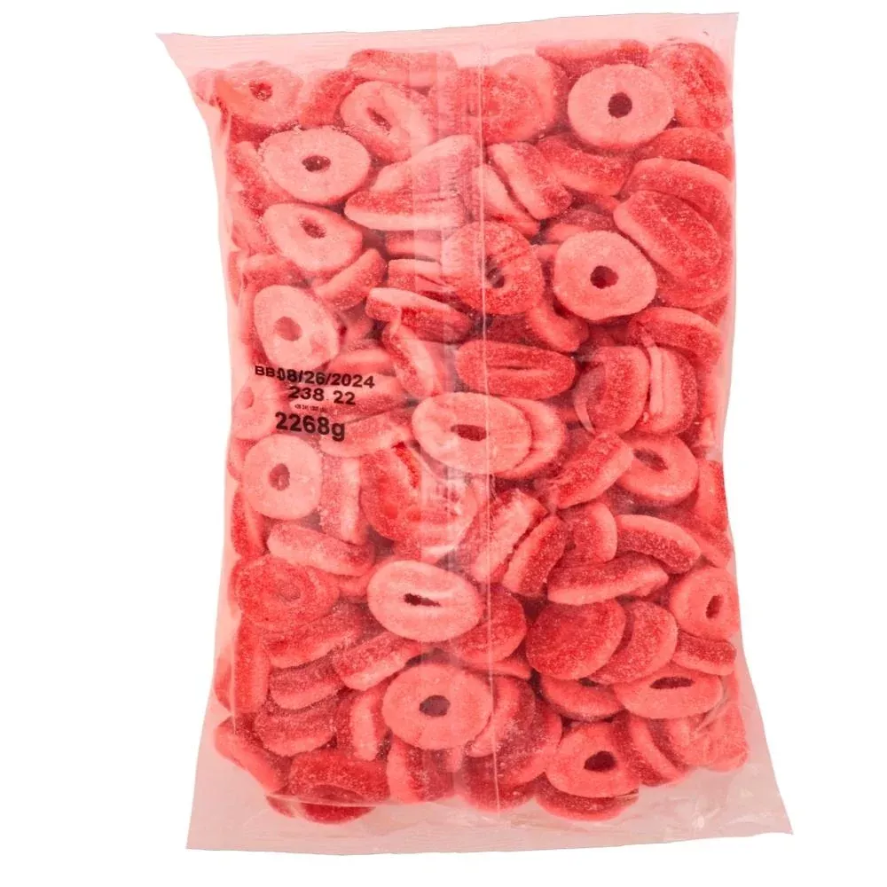 Kervan Watermelon Rings Gummy Candy-5 lbs.