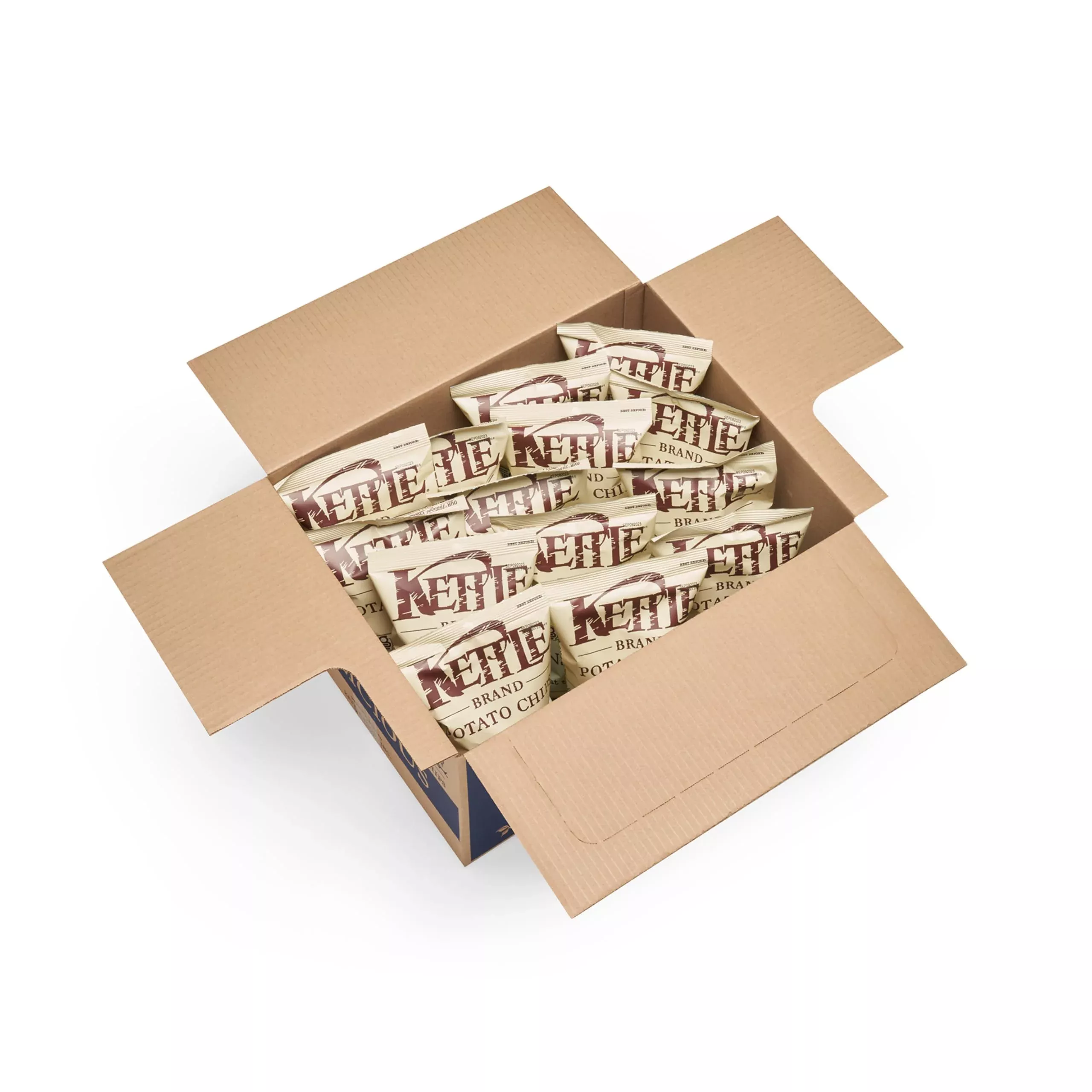 Kettle Brand Potato Chips, Unsalted Kettle Chips, 5 Oz (Pack Of 15)
