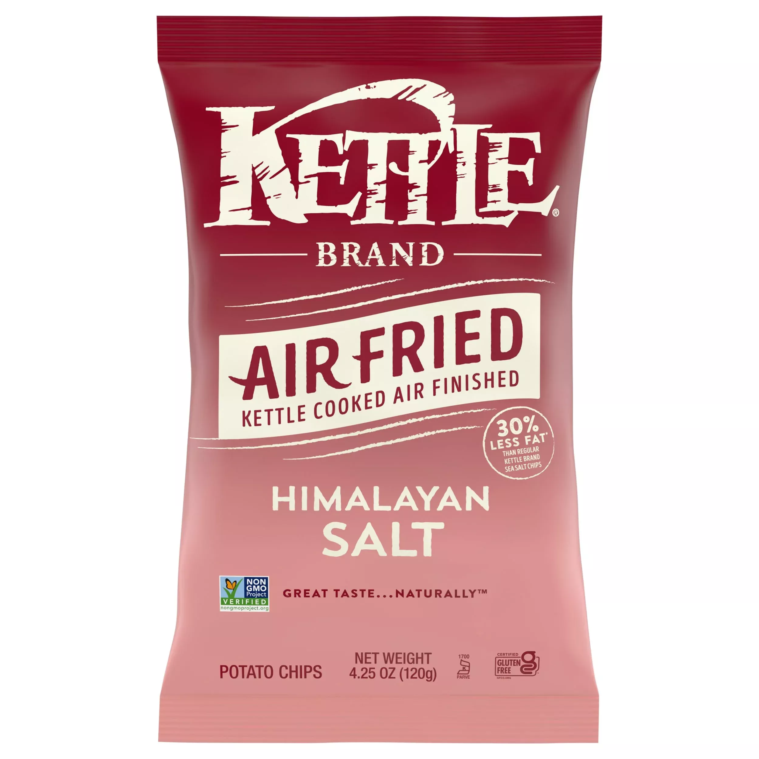 Kettle Foods Air Fried Himalayan Salt Chips, 4.25 Oz
