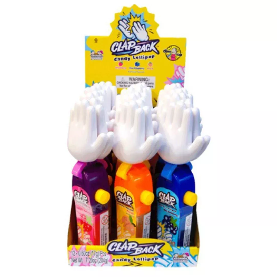 Kidsmania Clap Back Lollipop 12ct
