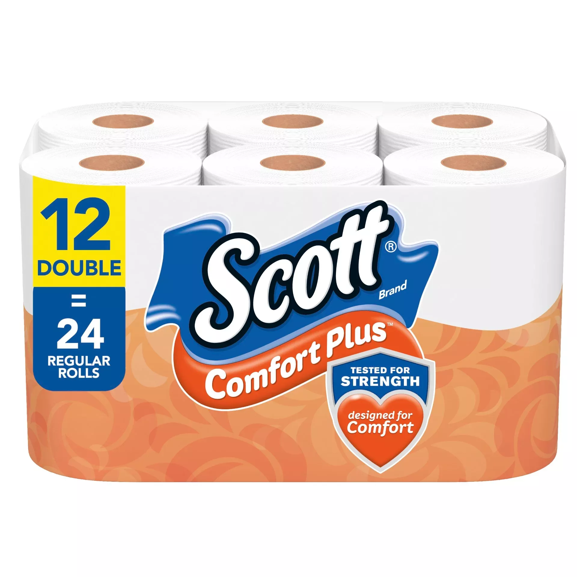 Kimberly Clark Scott Cmfrt+ Double Rl Bath Tissue Fscmix Sgsch Coc 12 Each - 1 Per Case
