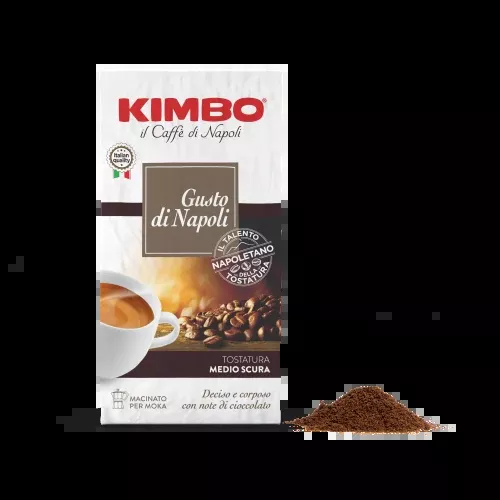 Kimbo Gusto di Napoli, Caffe di Napoli Ground Coffee, Brick Pack