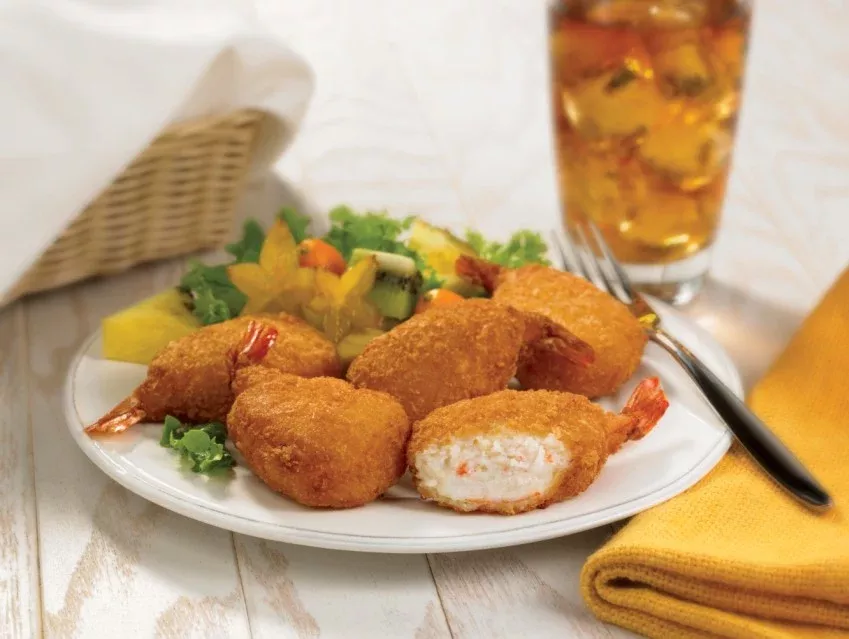 King And Prince Seafood Mrs Friday's Panko Breaded Stuffed Shrimp 3 Pound Each - 4 Per Case