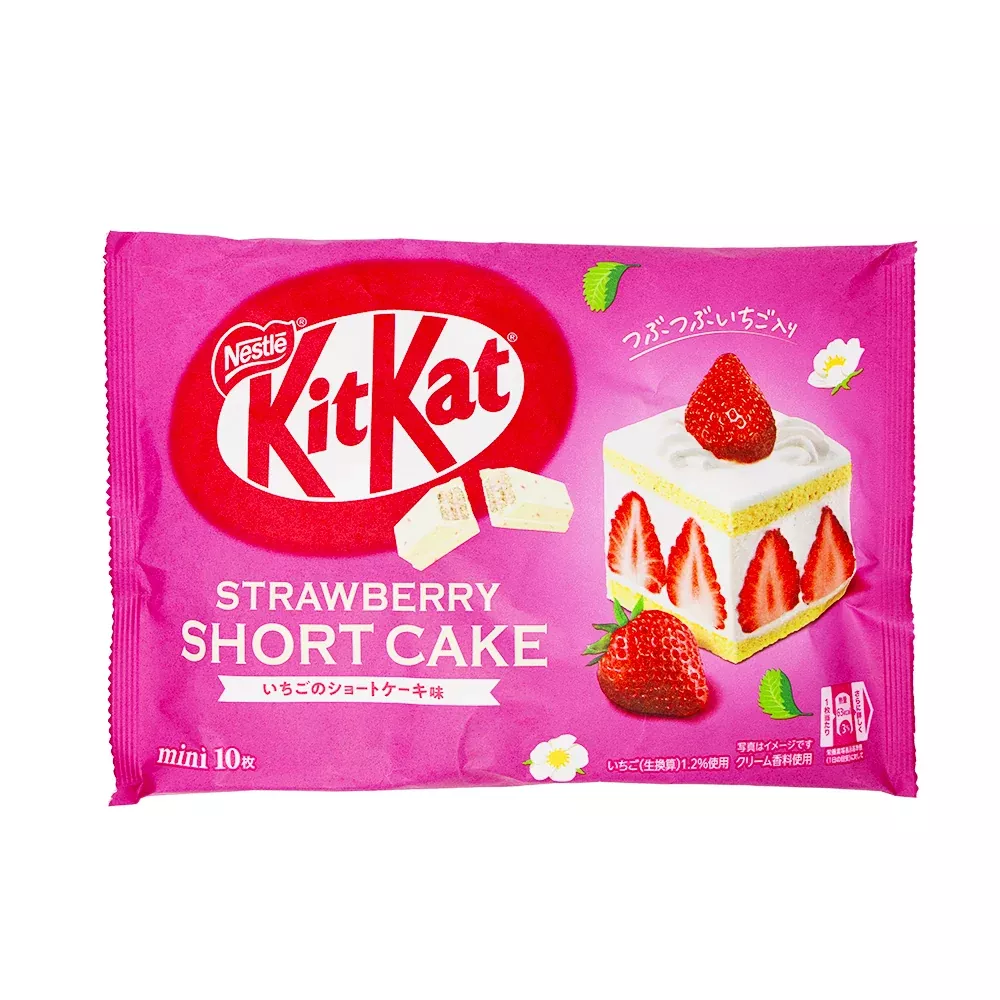 Kit Kat Strawberry Shortcake Bars 10 Pieces (Japan) - 116g