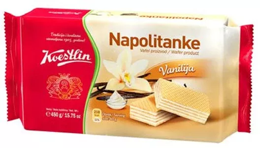 Koestlin Napolitanke Vanilla Wafer, 450g