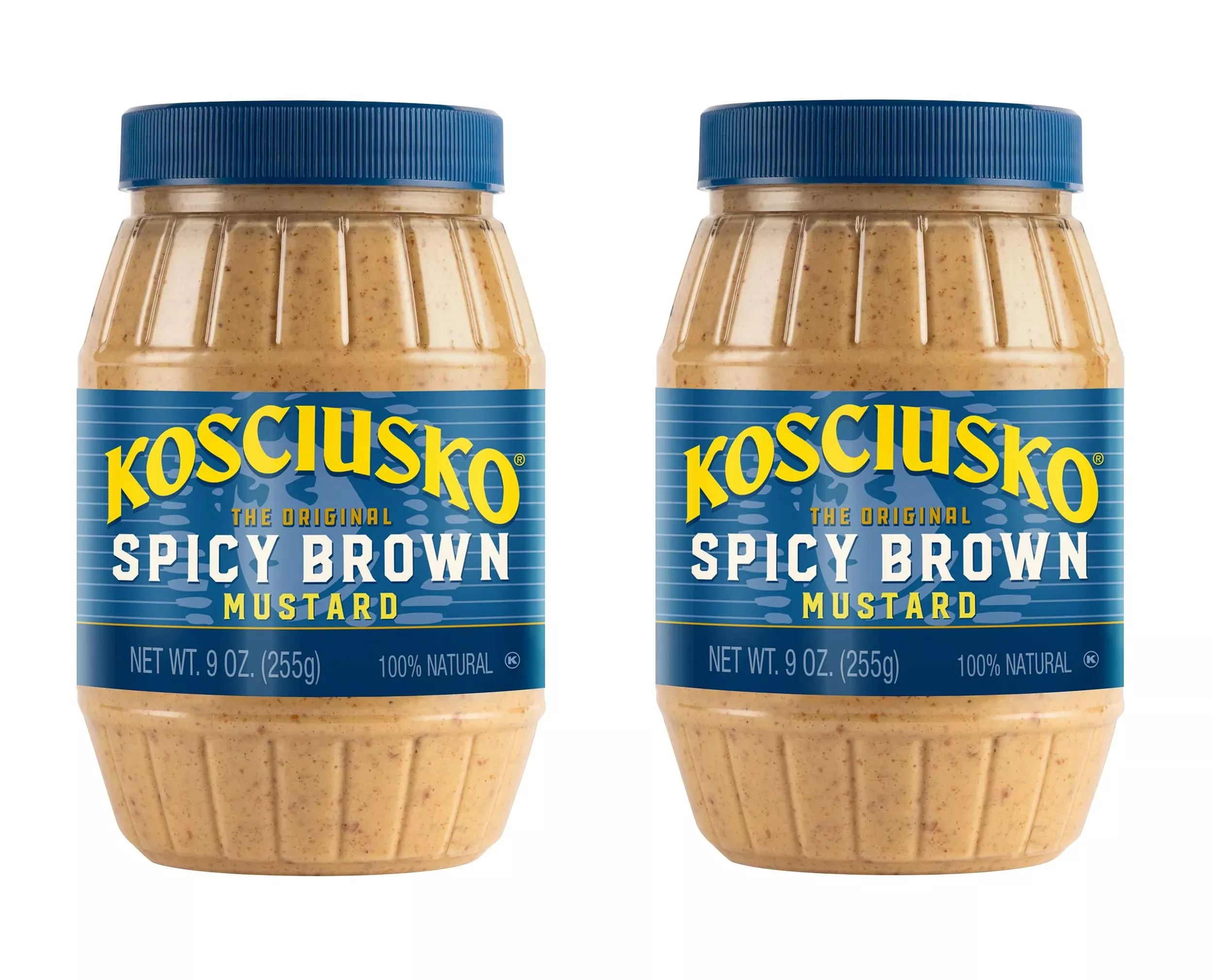 Kosciusko Zesty Spicy Brown Mustard 9 Oz (Pack Of 2)