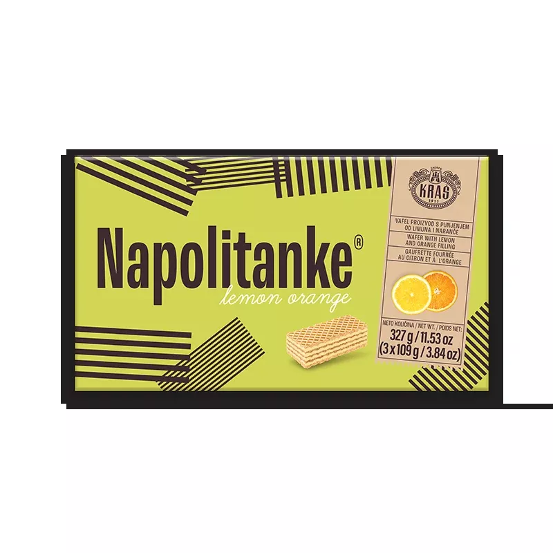 Kras Napolitanke Lemon Orange, 11.53 oz | 327g