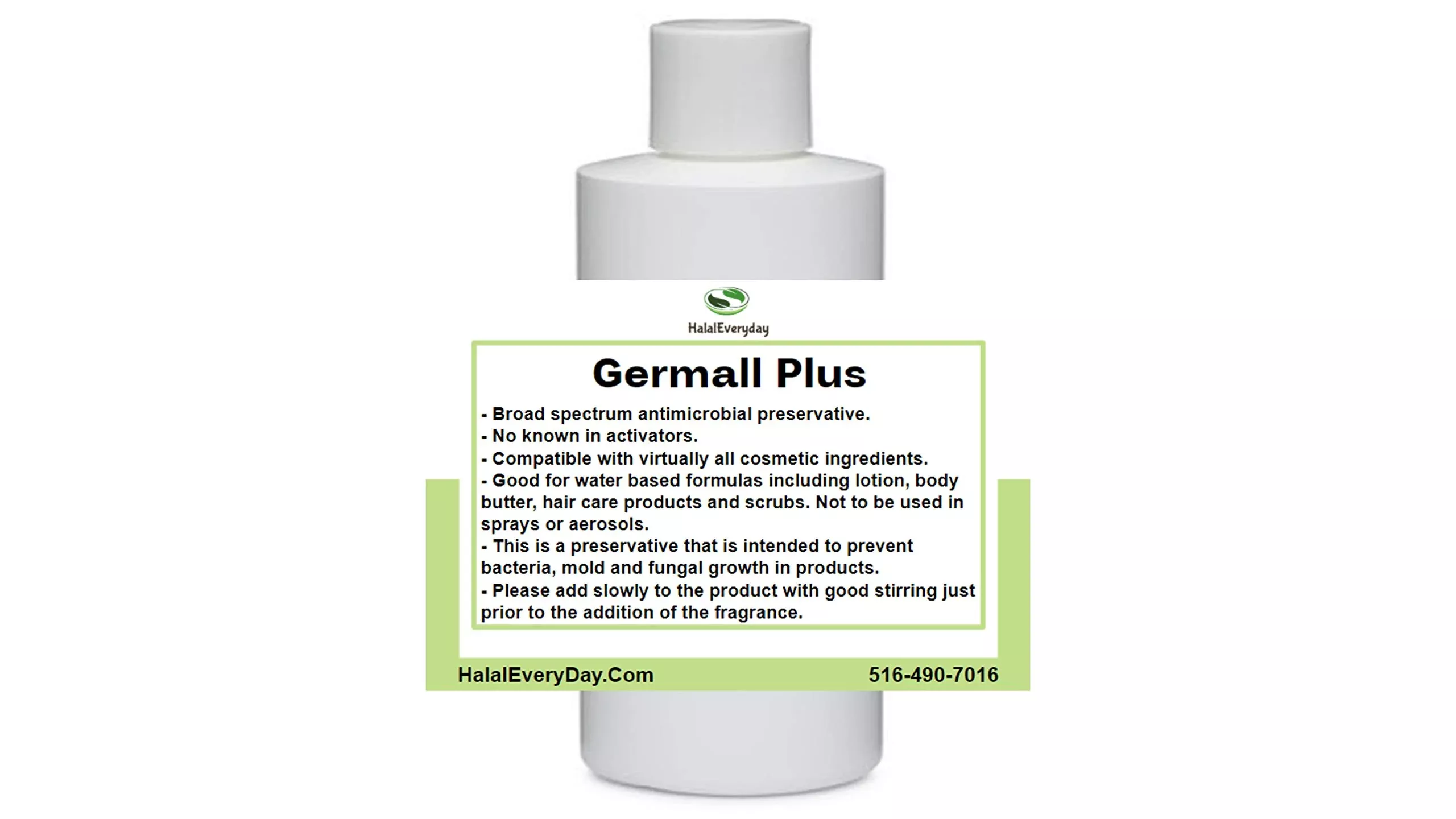 Kyabo Germall Plus Natural Preservative - 4oz Clear Liquid, Broad Spec