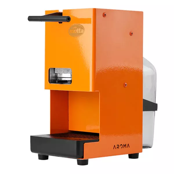 La Cremotta E.S.E. Pods Machine Orange, 120 VOLT 30 Free Motta Pods