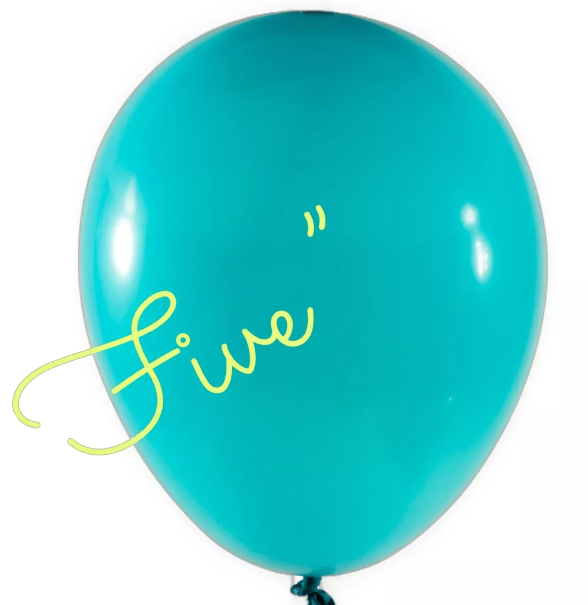 Latex Balloon 5 inch 100ct-Turq