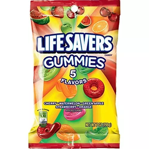 Life Savers Peg Bag Gummi Five Flvr 7 oz Single Bag