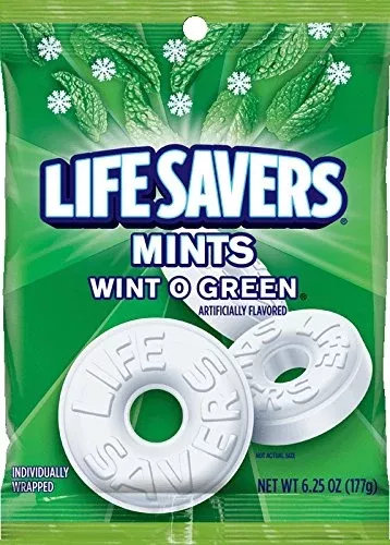 Life Savers Peg Bag Wintergreen 6.25 oz Single Bag