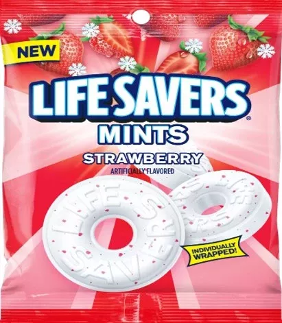 Life Savers Strawberry Pressed Mints - 6.25 oz