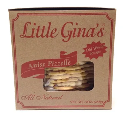 Little Gina's Anise Pizzelle, 9 oz | 255g