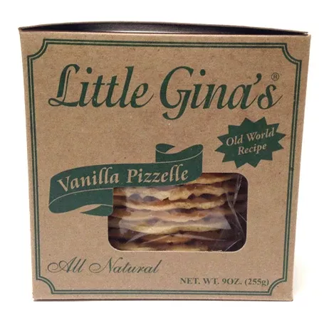 Little Gina's Vanilla Pizzelle, 9 oz | 255g
