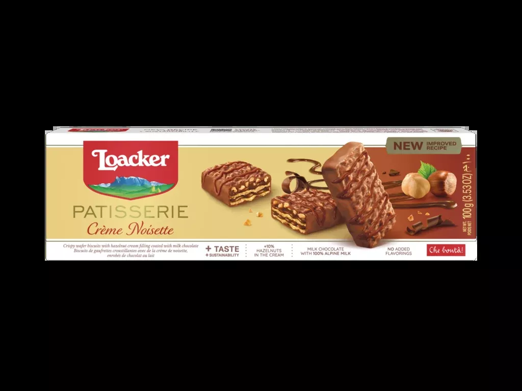 Loacker Patisserie Creme Noisette, 3.53 oz | 100g
